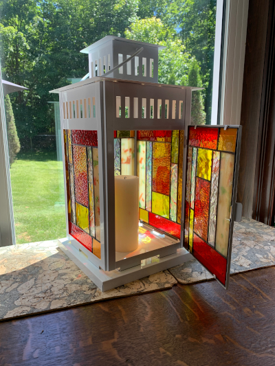 large lantern stained glass all sides 2