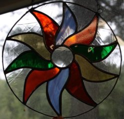 pinwheel suncatcher